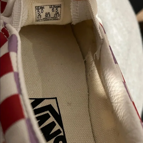 Vans Multicolor Checkerboard Slip-On Sneakers - Picture 2 of 5